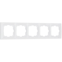 Рамка на 5 постов (белый, basic) Werkel W0052001