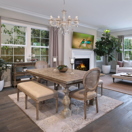 Подвесная люстра Eurosvet 3281/8 белый с золотом/тонированный хрусталь Strotskis 