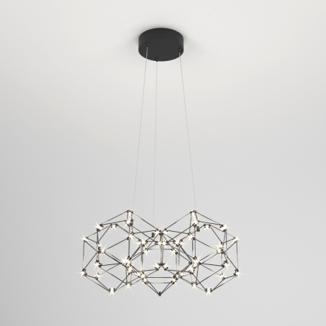 Подвесная люстра Eurosvet Uma 90169/5 черный жемчуг 