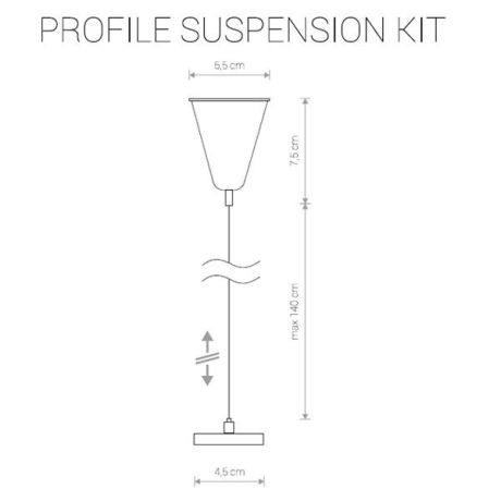 Подвесная система для шинопровода Nowodvorski Profile Suspension Kit (9460) 