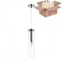Подвесной светильник с лампочкой Odeon Light Klum 4695/1+Lamps E14 Свеча