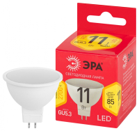 Лампочка светодиодная ЭРА RED LINE LED MR16-11W-827-GU5.3 R GU5.3 11 Вт софит теплый белый свет Б0056064
