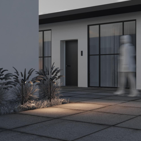 Наземный низкий светильник Maytoni Outdoor Scope O025FL-01B1