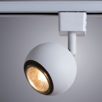 Однофазный светильник для трека Arte Lamp Brad A6253PL-1WH коннектор l образный arte lamp linea accessories a480733