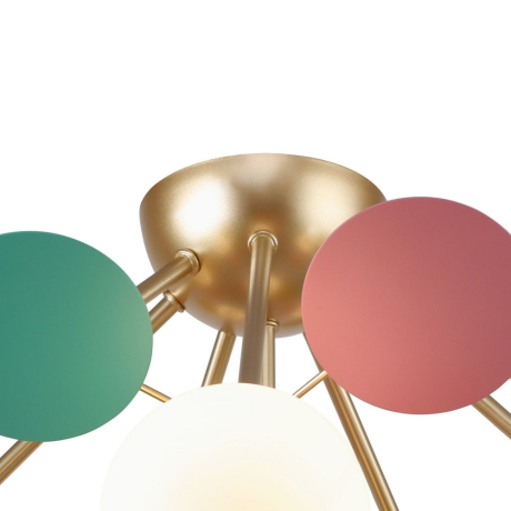 Потолочная люстра с ламочками, комплект от Lustrof. №286142-617018 