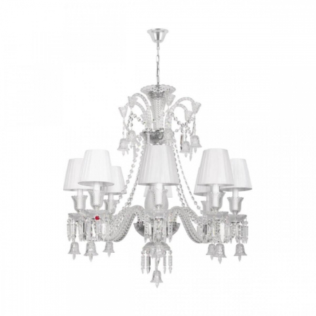 Подвесная люстра с подвесками Loft IT Zenith 10210/8 White 