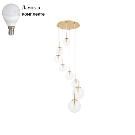 Люстра подвесная с лампочками Arte lamp A1900SP-8AB+Lamps