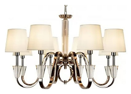 Подвесная люстра iLamp Alesti P2424-8 Nickel 