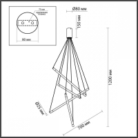Подвесной светильник Odeon Light Sparky 4369/40L