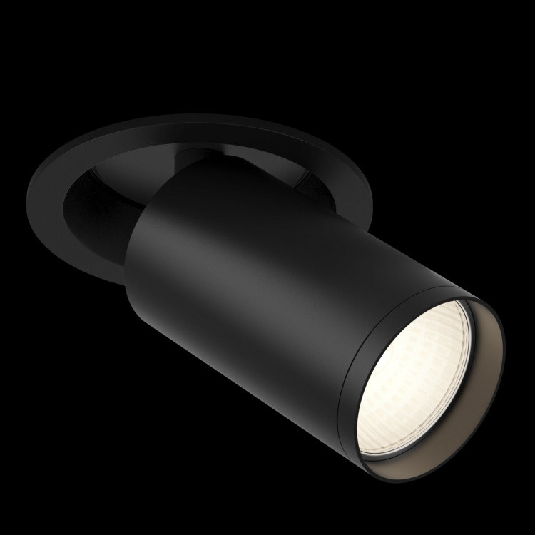 Встраиваемый светильник Maytoni FOCUS S C048CL-1B (C048CL-01B+TRA020-01B), цвет черный - фото 3