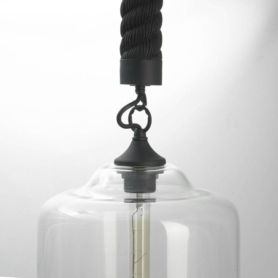 GRLSP-9668 Подвесной светодиодный светильник LOFT (Lussole) DIX HILLS, цвет черный - фото 3