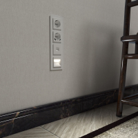 Витринный образец!  <90567> Розетка Ethernet RJ-45 (белая) Werkel W1181001