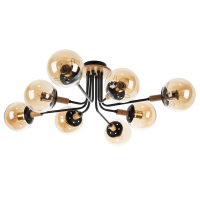 Потолочная люстра Oxford Arte lamp Oxford с поддержкой Маруся A2716PL-8BK-М