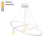 Люстра с пультом и с лампочкой Ambrella light FL66326+Lamps