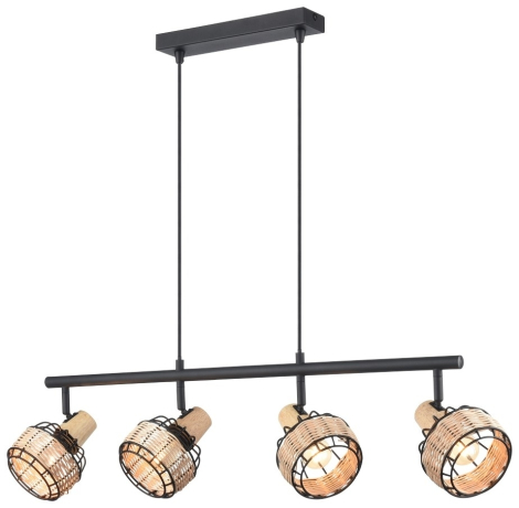 Подвесной светильник Velante Деревянный стиль 563-713-04 