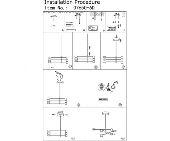 Люстры Kink Light Мекли 07650-6D,19(4000K) (21644) 
