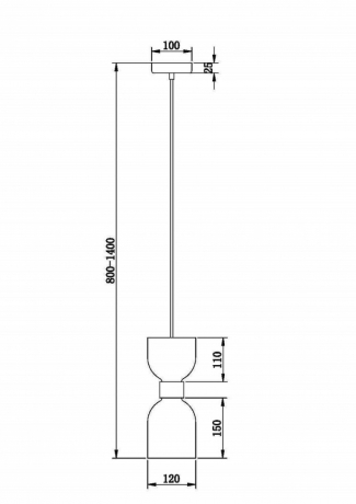 Нарушена упаковка!  <645278> Подвесной светильник Freya Savia FR5203PL-01CH1