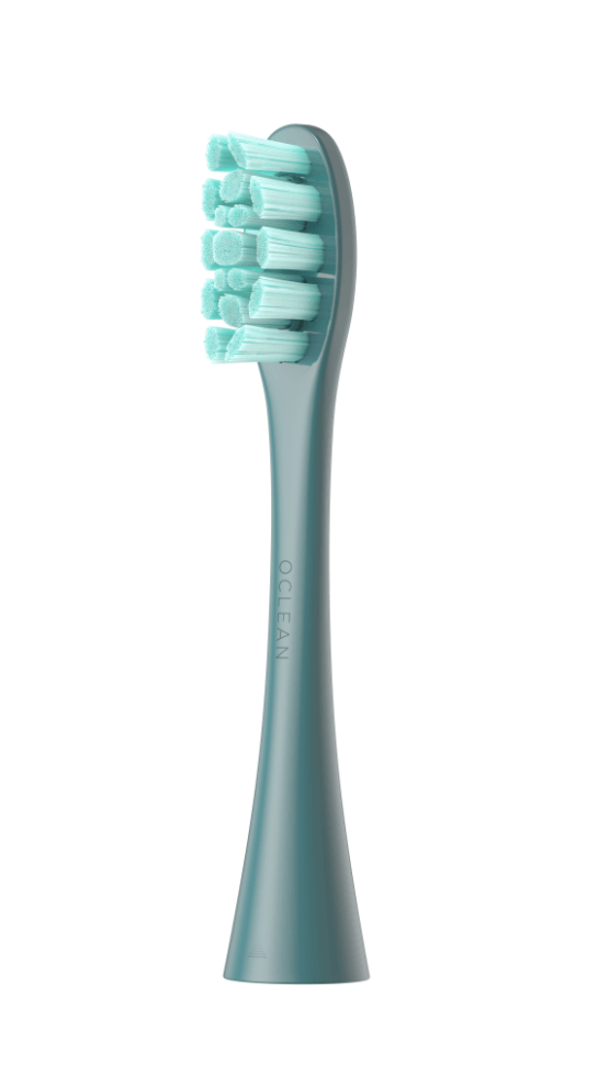 Насадки для электрической зубной щетки Oclean X Pro зеленые, 2шт (PW09)