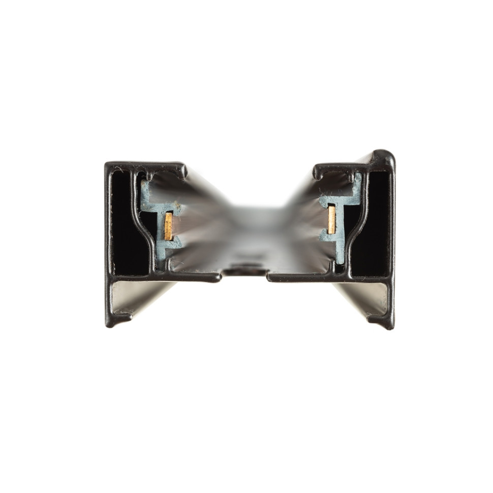 Однофазный шинопровод 1м Denkirs TR1001-BK, цвет черный - фото 2