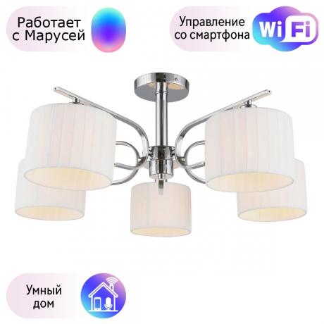 Люстра с поддержкой Маруси потолочная Omnilux OML-34207-05-M 