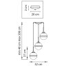 813137 Подвесная люстра Lightstar Globo 