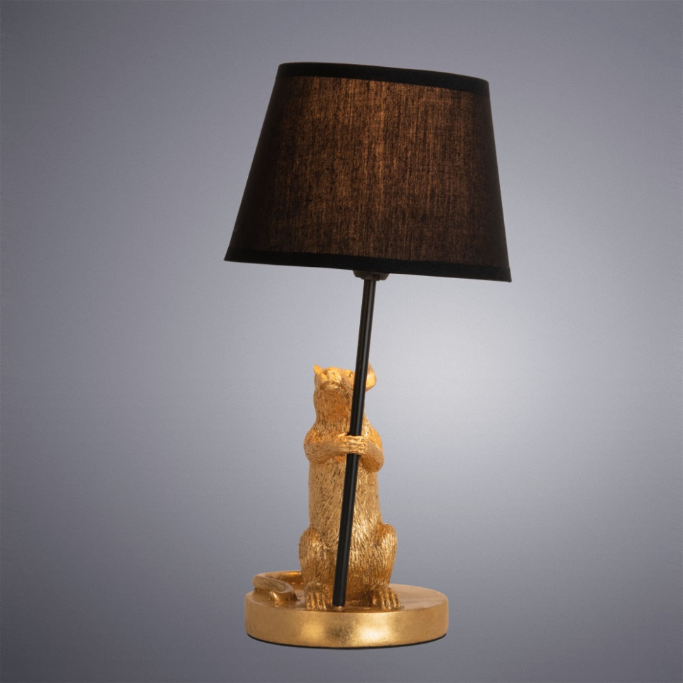 Настольная лампа с лампочками. Комплект от Lustrof. №240903-616510, цвет золото - фото 2