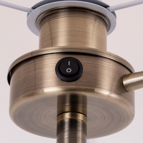 Торшер с дополнительной подсветкой Arte Lamp Elba A2581PN-2AB 