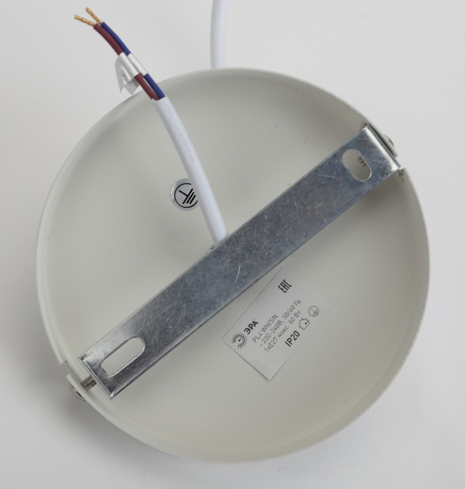 Подвесной светильник ЭРА Loft PL4 WH/SN Б0037450, цвет матовый никель, белый - фото 4