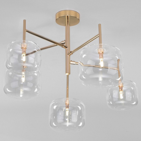 Люстра на штанге Eurosvet Jar 70128/5 золото 