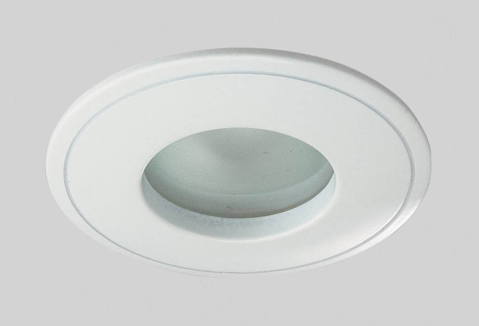 369305 Встраиваемый влагозащищенный точечный светильник Novotech Aqua, цвет белый - фото 1