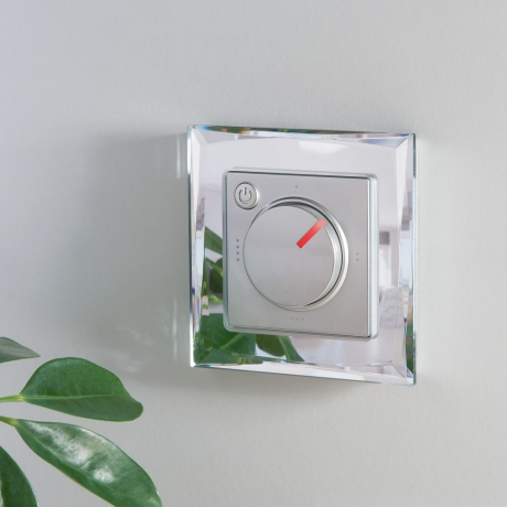 Терморегулятор электромеханический для теплого пола (серебряный) Werkel 183052