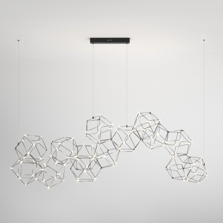 Подвесная люстра Eurosvet Uma 90168/14 черный жемчуг 