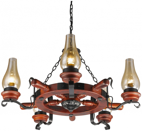 Подвесная люстра с лампочками Velante 583-703-05+Lamps 