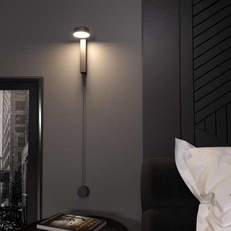 Настенный светодиодный диммируемый светильник Elektrostandard Orco 40112/LED черный (a057590) 