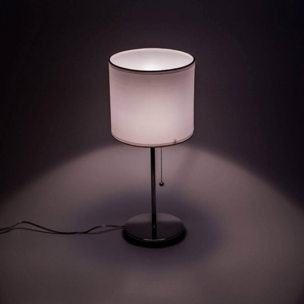 CL463810 Настольная лампа со шнуром выключателем Citilux Аврора, цвет хром - фото 2