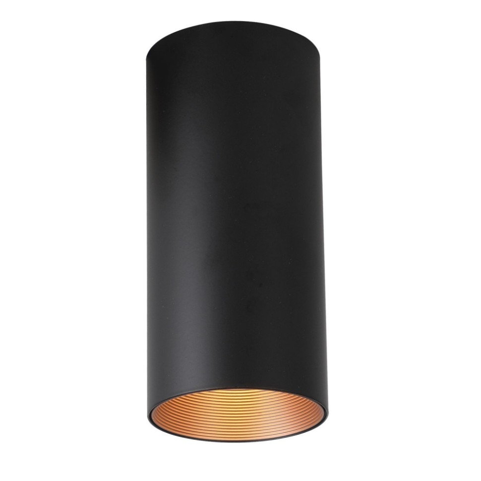 2249-1U Потолочный накладной светодиодный светильник Favourite Drum, цвет черный - фото 1