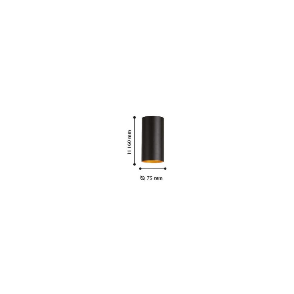 2249-1U Потолочный накладной светодиодный светильник Favourite Drum, цвет черный - фото 2