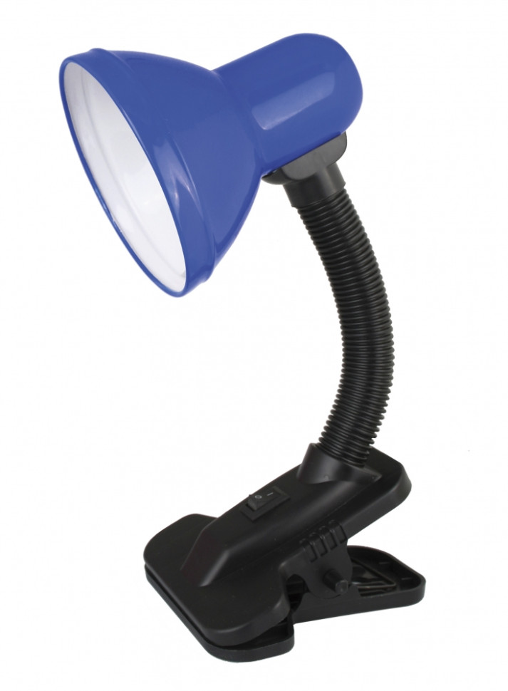 Светильник настольный с прищепкой Ultraflash UF-320P (230В, 60Вт, E27, ЛОН) C06 синий 12372 стул хофман темно синий h60 велюр каркас