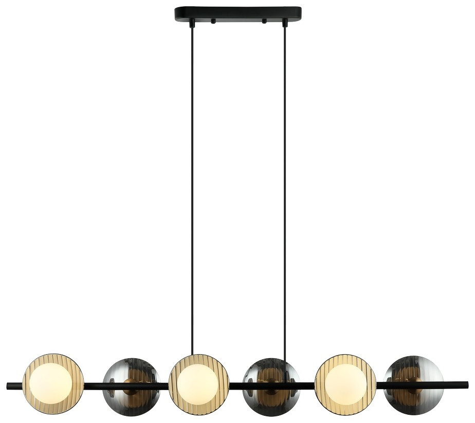 Подвесной светильник в комплекте с LED лампами G9. Интерьер - Над кухонным островом. Комплект от Lustrof №679612-702004