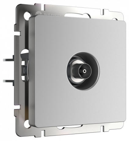 ТВ-розетка без рамки Werkel Серебряный W1184006 