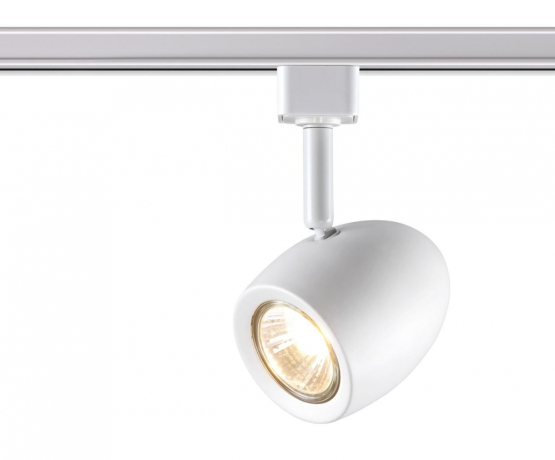 Однофазный светильник для шинопровода с лампочкой Novotech 370546+Lamps 