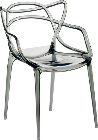 Стул Masters прозрачный серый Bradex Home 693998