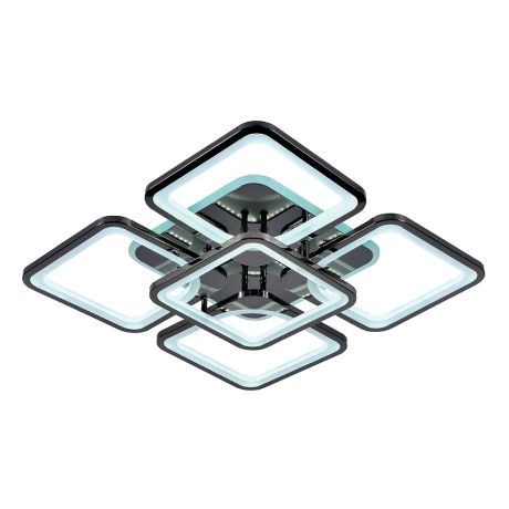 Светодиодная люстра с пультом д/у Profit Light 8057/4+1 PBK 