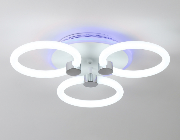 Потолочная диммируемая люстра с пульто ДУ Ambrella light ACRYLICA FA3838 