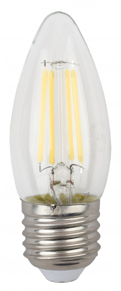 Филаментная светодиодная лампа Е27 7W 4000К (теплый) Эра F-LED B35-7W-840-E27 (Б0027951) - фото 2