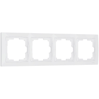 Рамка на 4 поста (белый, basic) Werkel W0042001