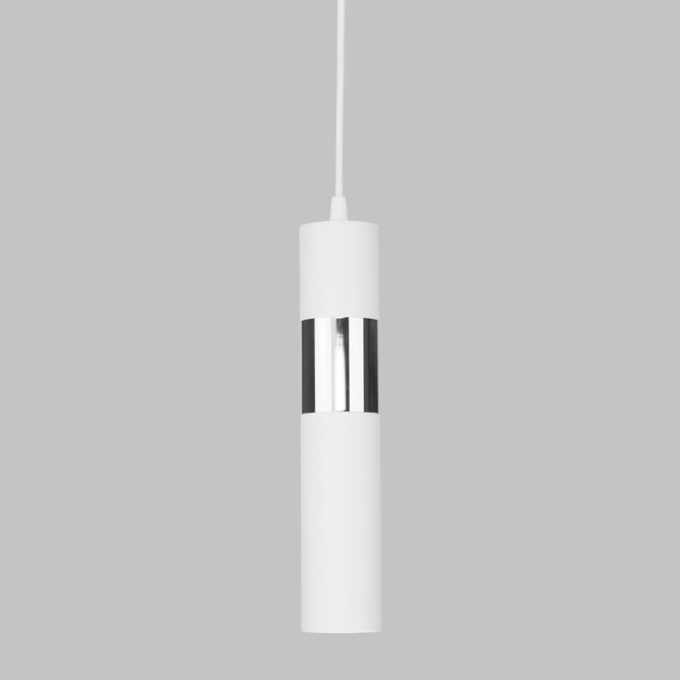 Подвесной светильник Eurosvet Viero 50097/1 белый/хром (a057860), цвет белый;хром 50097/1 белый/хром - фото 1