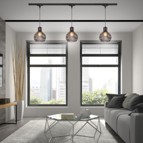 Однофазный светильник для шинопровода со светодиодной лампочкой E27, комплект от Lustrof. №141721-642439 