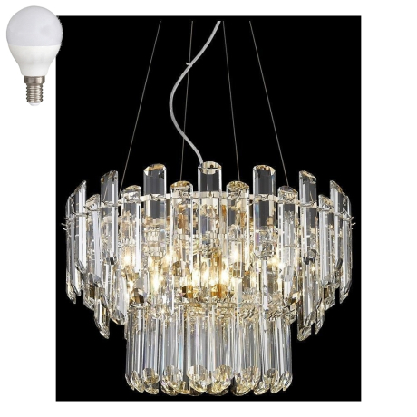 Подвесная люстра с лампочками Wertmark WE107.09.303+Lamps 