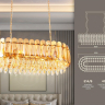 Подвесная люстра Ambrella light TR5074/8 GD/TI/CL 